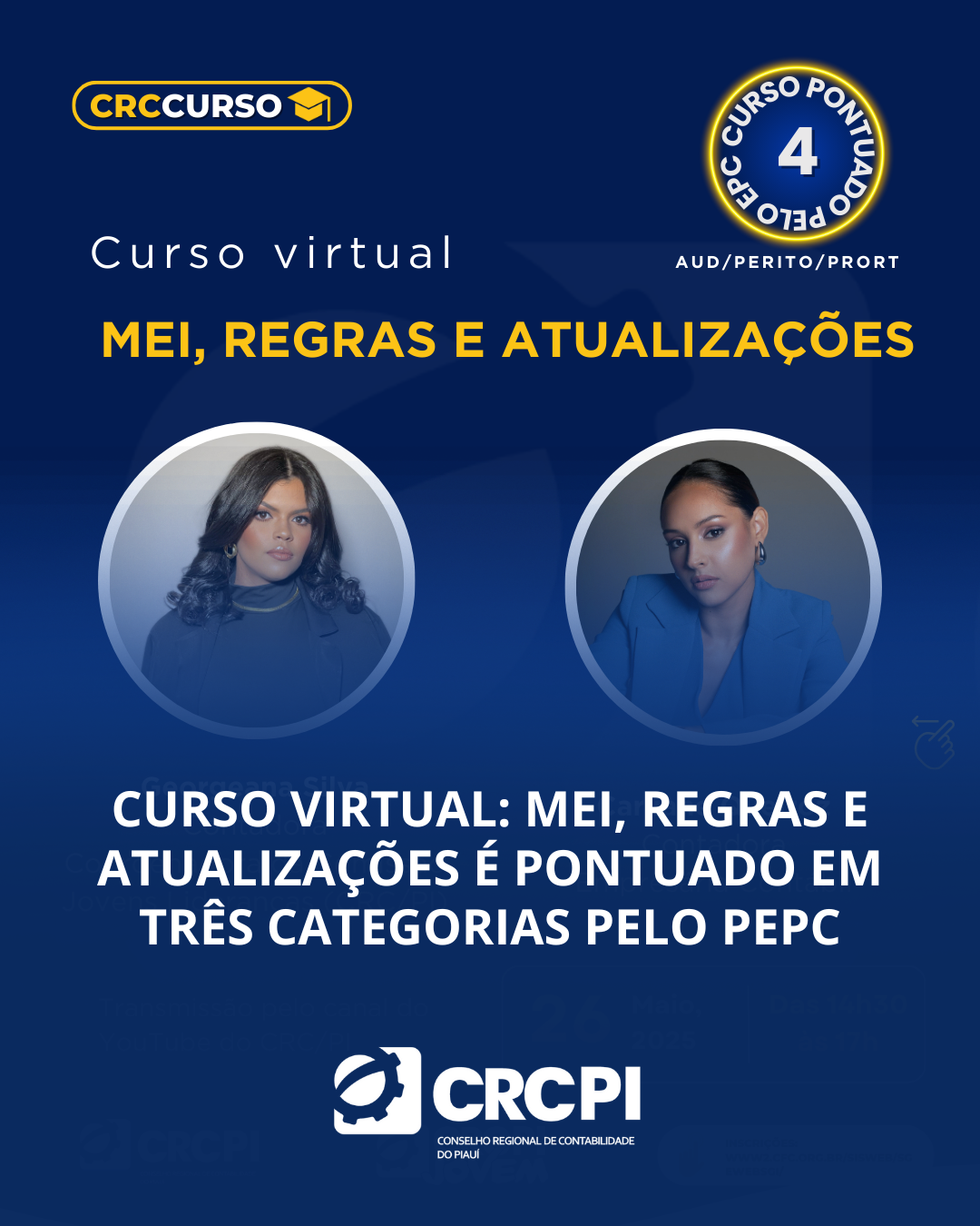 Curso Virtual: “Mei, Regras e Atualizações” é pontuado em três categorias pelo PEPC